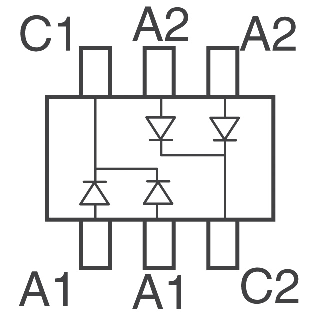 BAV70DW-7-F Diodes Incorporated  Diodi - Raddrizzatori - Array